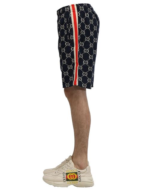 gucci shorts men jaquard|gucci sweatpants for men.